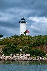 Storm Clouds Over Tarpaulin Cove Lighthouse Tower
